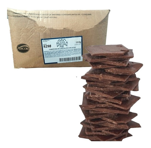 Chocolate Cobertura Con Leche Aguila 9298 Caja De 10 Kg