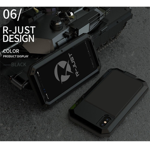 Funda De Armadura Blindada Protección Completa Para iPhone