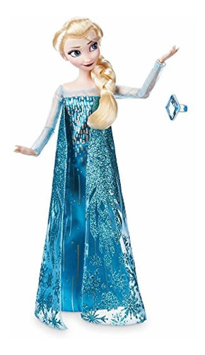 Muñeca Clásica Elsa De Frozen Con Anillo - Disney