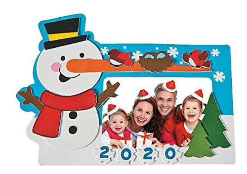 Kit Der Manualidades - Dated Foam Snowman Picture Frame Craf