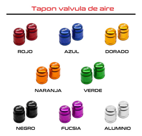 Tapón Tapitas Valvula De Aire Rb Moto Honda Yamaha