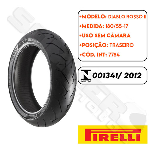 Par Pneu Triumph Speed Four600 120-70-17 + 180-55-17 Pirelli
