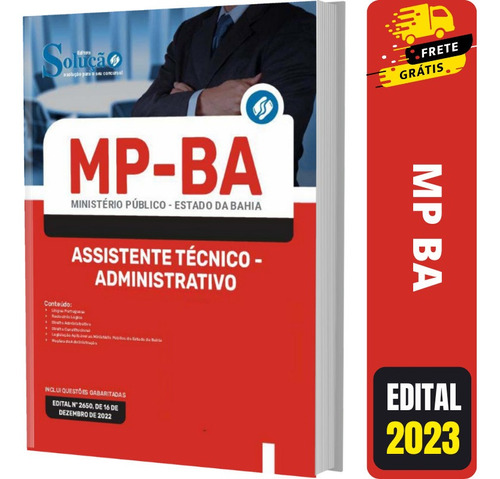 Apostila Mp Ba 2023 - Assistente Técnico - Administrativo