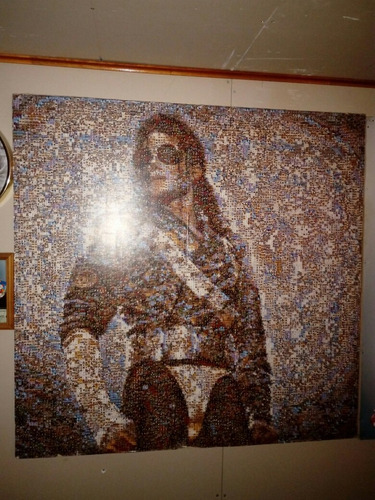 Poster Michael Jackson Albun 1982 En Pvc Espumado 110x110