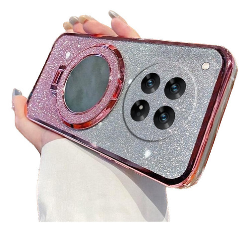 Zy 1pcs Funda Para Xiaomi Poco C75 14c Espejo De Polvo Flash