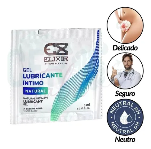 Gel Lubricante Intimo Natural Elixir Sachet 5 Ml