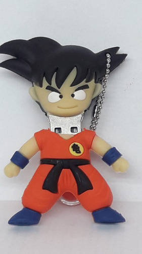 Memoria Usb 32gb Goku Goten Decorativo Goma Dura Llavero