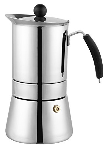 Estufa De Acero Inoxidable Cuisinox Amore, Cafetera Exprés