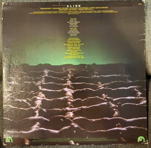 Vinilo Alien Jerry Goldsmith Imp Usa Estándar