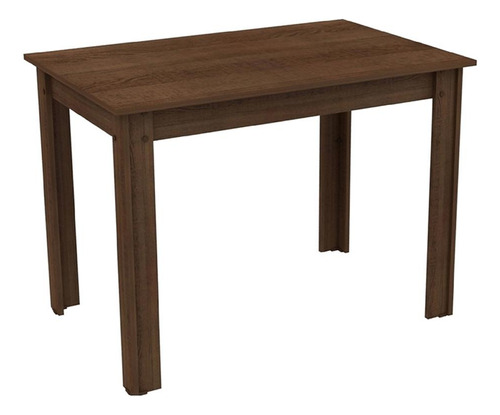 Mesa De Comedor Madesa Rectangular Tapa De Madera - Marrón