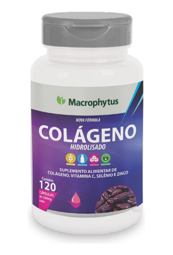 Kit 3 Colágeno Hidrolisado Com Vitamina C 1200mg 120 Caps