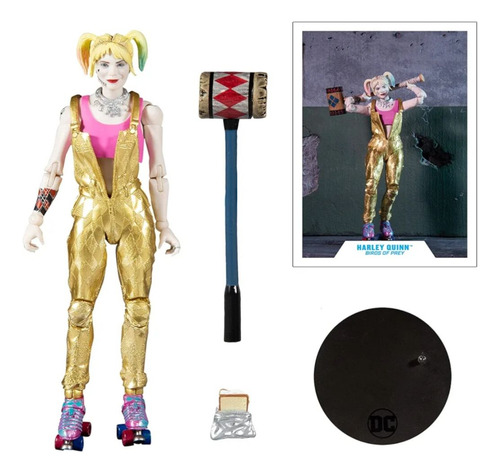Harley Quinn ( Birds Of Prey) Mc Farlane Toys- Dc Multiverse (Usado)