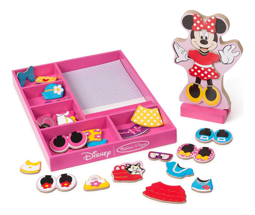 Melissa & Doug Minnie Mouse - Juego De Muñecas Magn.