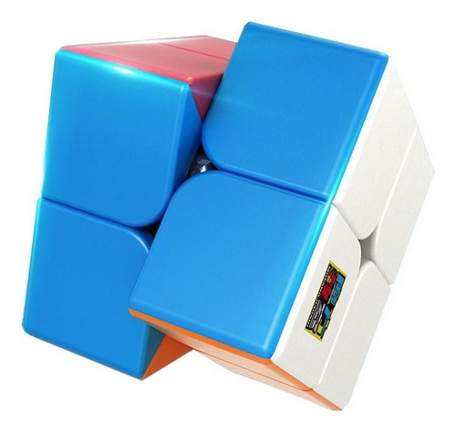Imagen 1 de 5 de Cubo Rubik 2x2 Moyu Stickerless Lubricado Profesional