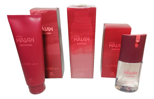 Kit Kaiak Aventura Perfume 100ml + Hidratante + Deo Spray