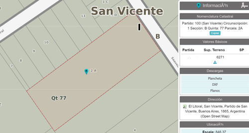 Venta Terreno San Vicente Ideal Desarrollo Permuta