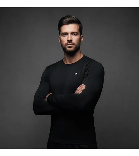 Camiseta Termica Masculina Segunda Pele Proteção Uv50+ Bike