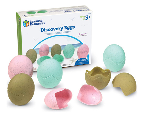 Learning Resources Discovery Eggs - 6 Piezas, Juguetes De Ap