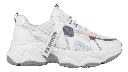 Tenis Dama Via Urbana Pw2196020 Textil Blanco