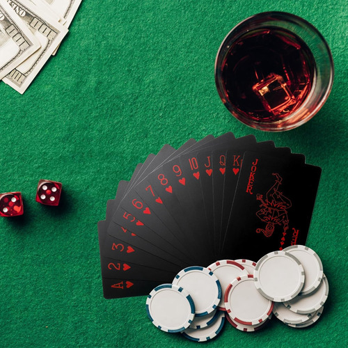 6 Barajas De Cartas De Póquer Impermeables, Cartas De Plásti