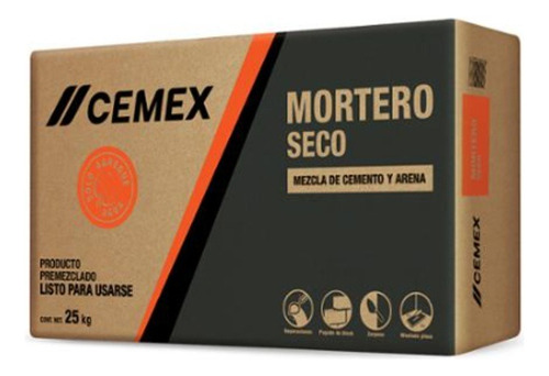 Mortero Seco Premezclado Cemex 25 Kg