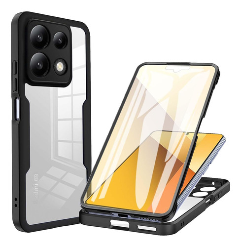 Capinha Case 2x1 Transparente 360º | Redmi Note 13 Pro 5g