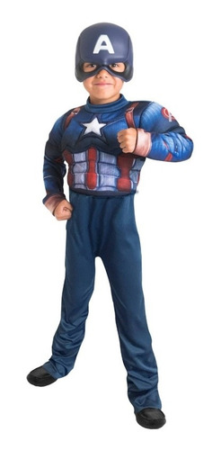 Disfraz De Capitán América, Niño