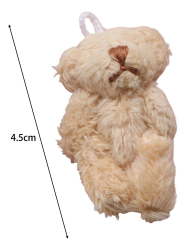 Casa De Muñecas Oso Muñeca De Peluche En Oso Caqui