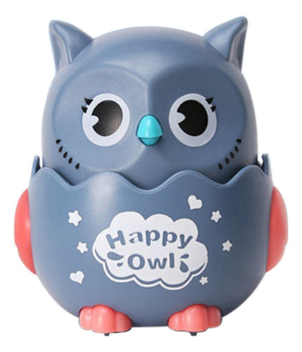 Baby Inertia Owl Animal Car Prensa De Juguetes For Bebés Lu