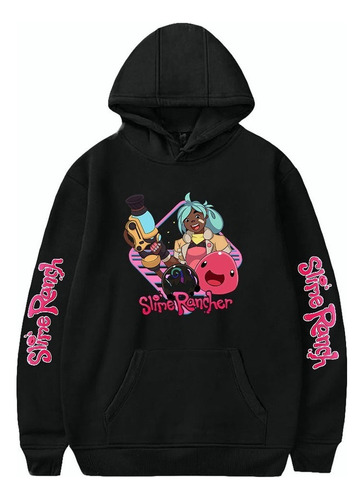 Sudadera Slime Rancher The Tarr Y Pink Slime Manga Larga