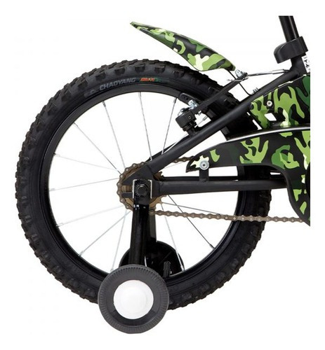Bicicleta Infantil Groove Camuflada Verde Aro 16