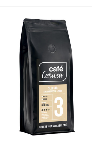 Cafe Carioca Selecto 500g. Molido O Grano 