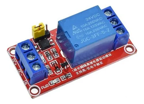 comprar Módulo Relé 24v 1 Canal Optoacoplado Con Selector De Disparo