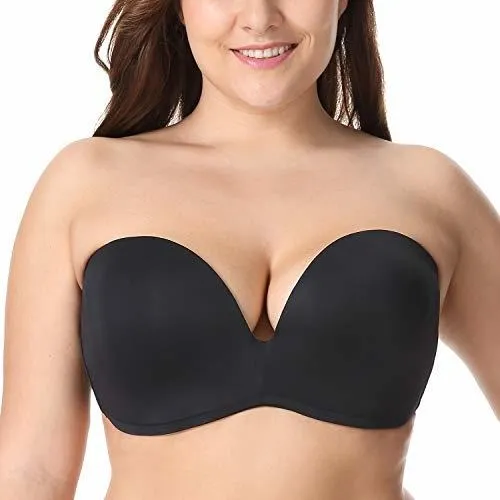 Brasier Sin Tirantes Para Mujer Ligeramente Forrado | con intereses