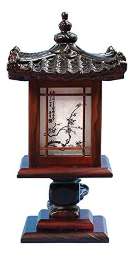 Lámpara De Madera Tallada Diseño De Ventana Coreano Tradicio