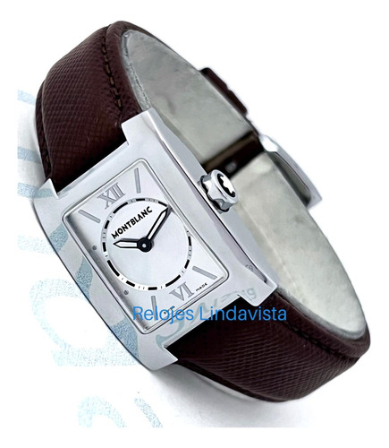 Reloj Montblanc Profile Dama Piel Café