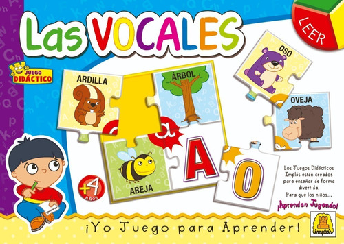 Juego Educativo Las Vocales Implas (1126)