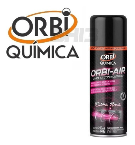 Orbi Air Limpa Ar Condicionado Automotivo Spray Higienização