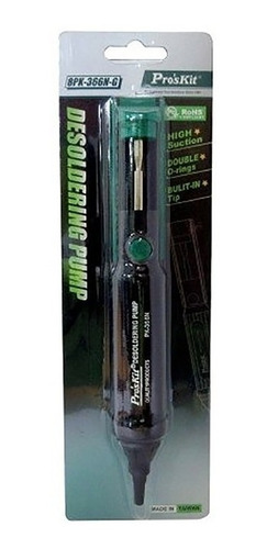 Imagen 3 de 5 de Desoldador Chupa Estaño Proskit 8pk-366n-g Piston Uso Profesional