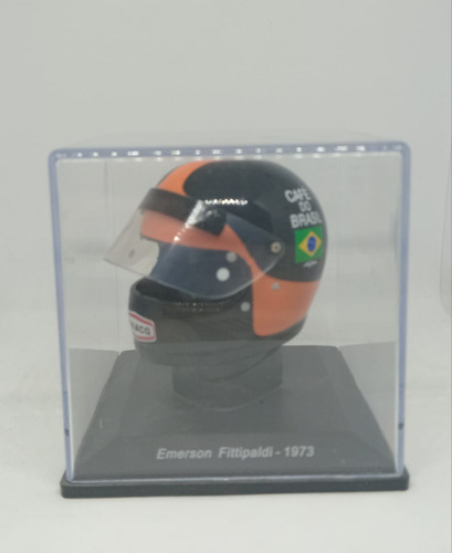Casco Coleccion Grandes Premios F1 Emerson Fittipaldi 1973
