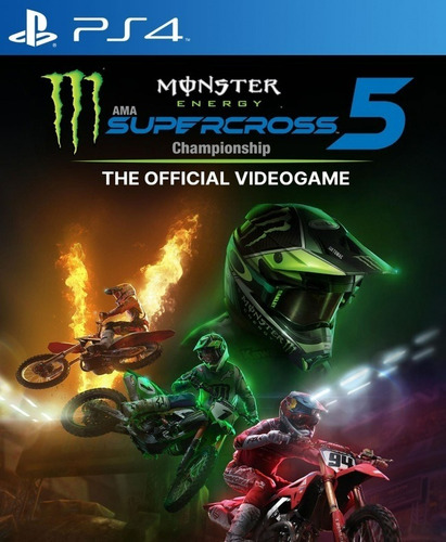Monster Energy Supercross 5 - Ps4 Fisico Nuevo Y Sellado