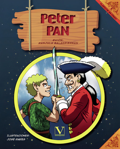 Peter Pan (Cómic): No, de Rubíes, José., vol. 1. Editorial Verbum, S.L., tapa pasta blanda, edición 1 en español, 2021