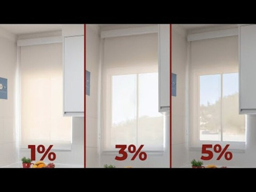 Persiana Rolo Solar 3% 1,70 L X 1,90 A (sem Bandô)