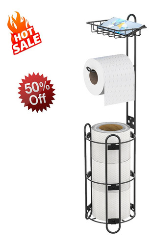 Soporte Para Papel Higiénico, Rollo De Hierro De Pie A Prueb