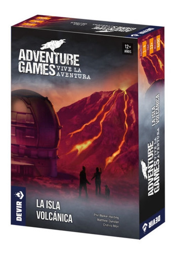 Adventure Games La Isla Volcánica - Juego De Mesa  - Devir