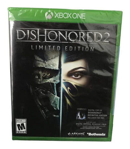 Dishonored 2 Limited Edition Para Xbox One Nuevo Fisico
