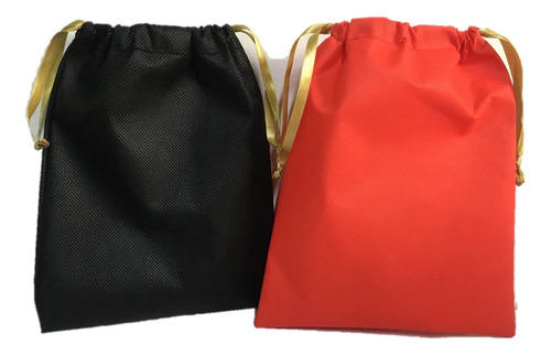 50 Bolsas Tula Cierre Reutilizable Tela Estampada 40cmx40cm