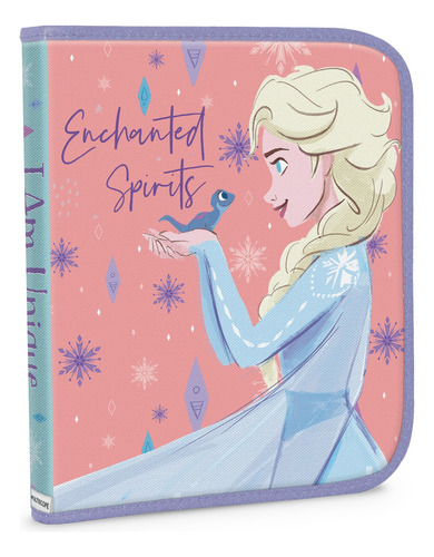 Cartuchera 1 Piso Pvc Disney Princesas Frozen Mundo Manias