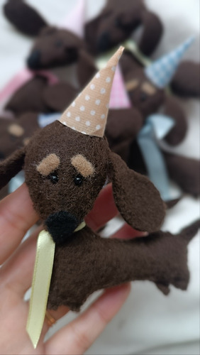 Souvenir Perros Salchichas X 10 Unidades