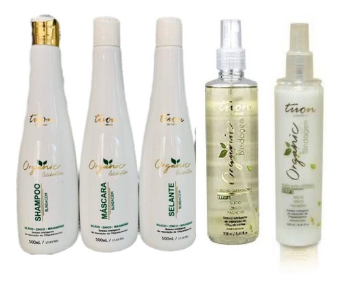 Blindagem Organic Queratrix - Tuon Cosméticos - Kit 5 Passos